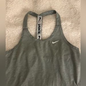 Gray Nike tank top